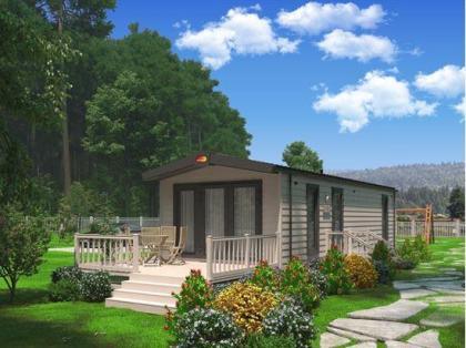 Lark Leisure Home Korfu 10, 40m Mobilheim Wohnwagen Dauercamping Winterfest Wohn