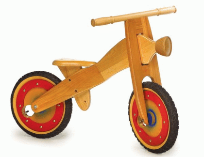 Kinder-Holz-Laufrad
