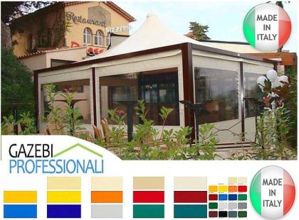 Pavillon Zelt Stahl personalisierte Farben professionell neu 5x5 Garden Café Hot