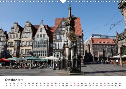 Wandkalender Kalender2021 Bremen - Die Hansestadt an der Weser