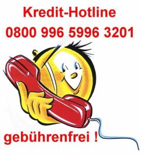 Kredit-Hotline gebührenfrei 0800 996 5996 3201