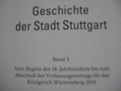 Buch von Paul Sauer Geschichte der Stadt Stuttgart