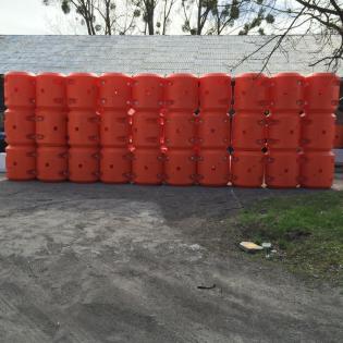 Schwimmer Hydtrotransport 160 mm Polyethelen 2 - &3-teilig Polyurethan-Schaum zy