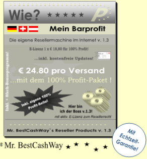 100% Barprofit ! Zünden Sie Ihre eig. Internet-Geldmaschine!