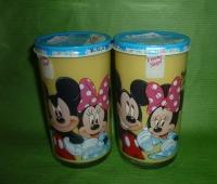Bautzner Kindersenf Sammelglas Micky+Minnie Maus NEU