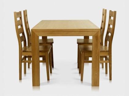 NIKO EICHENTISCH ESSTISCH LACKIERT TISCHBEINE MASSIVHOLZ HOLZ 180x90x78cm Beine 
