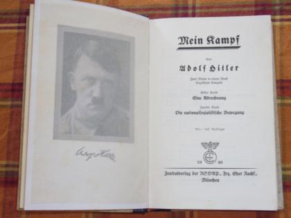 Mein Kampf von Adolf Hitler, Original