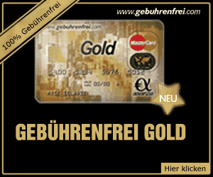 Gebührenfrei MasterCard Gold