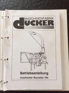 Dücker Holzhäcksler HF 760, bis 20 cm Durchmesser