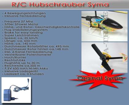 Funkgesteuerter RC Hubschrauber Dragonfly SOFORT LIEFERBAR