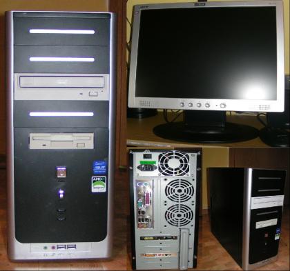 Komplett PC AMD Sempron 3000 incl. TFT Monitor