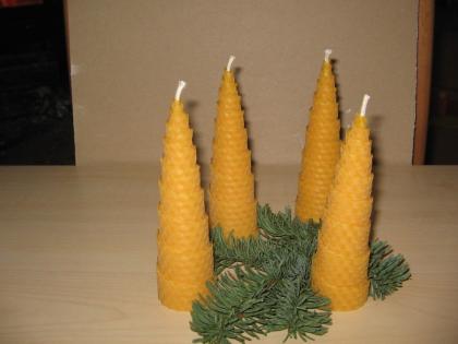 Bienenwachskerze 004