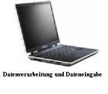 Daten Eingabe Arbeit am Comp.