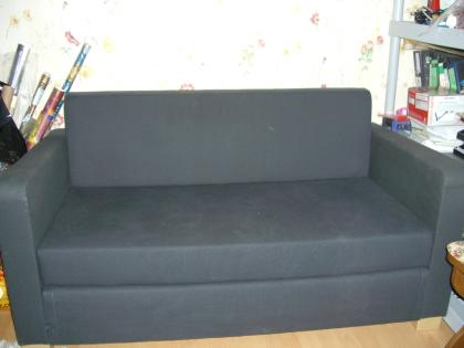 Sofabett Blau