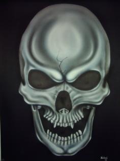 Airbrush-Design Naseband