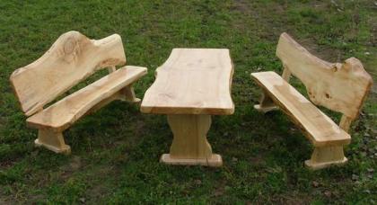 Holzmöbel, Gartenmöbel, Einrichtung aus Echtholz , günstig massiv, rustikal