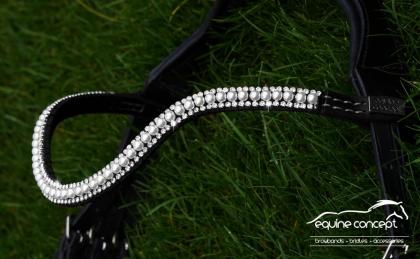 Equine Concept - Strass Stirnriemen und Lederwaren