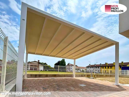 Pavillon 4x5 Überdachung Pagodenzelt Festzelt Pvc Terrassendach Pergola Terrasse