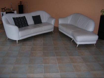 Leder Couch,3-u.2 Sitzer