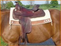 Verkaufe Westernsattel Tex Tan Hereford Brand Oldtimer