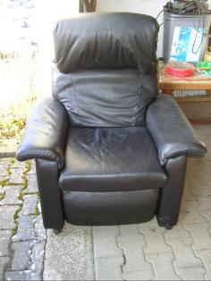 Ledersessel, gebraucht