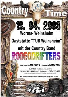 Der Countdown zur Country Time, in Worms am Rhein, läuft