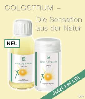 Colostrum-Erstlingsmilch der Kühe