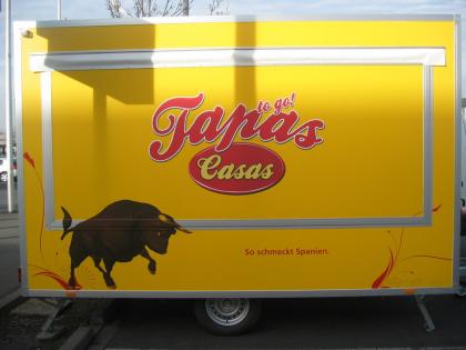 Suche Dauerstellplatz für Tapas Verkaufswagen od. Imbiss Lokal