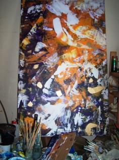 Workshops Acrylmalerei neu entdeckt und gesehen.
