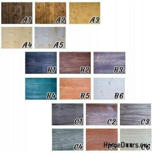 RADEX LOFT X 60 70 80 90 Holztüren Rohholzflügel mit Knoten Innen