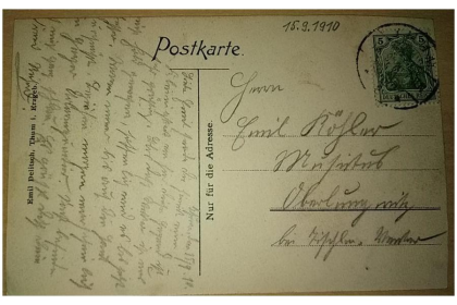 Postkarte Thum Erzgebirge von 1910