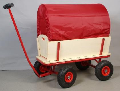 BOLLERWAGEN TRANSPORTWAGEN mit PLANE & Kindersitz