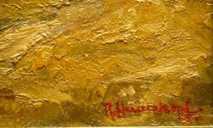 Ölgemälde Rudolf Hünerkopf geb. 1914 (B008)