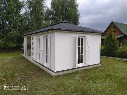 GARTENHAUS AUS KIEFERNHOLZ DARMSTADT GARTENLAUBE WERKZEUGHAUS 6x3m