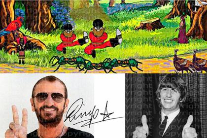 RINGO STARR. Kunstwerk mit Rahmen! NEU! Souvenir. Geschenk. Beatles.