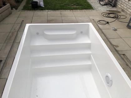 Schwimmbecken, Gartenpool CAPRI 3, 5 x 2, 2 x 1, 1 m