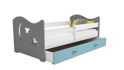 Kinderbett Babybett mit Bettkasten und Bettgestell 160x80 B1