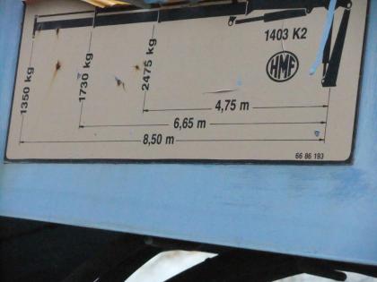 Abrollcontainer Krancontainer Hakenabroller HMF Kran