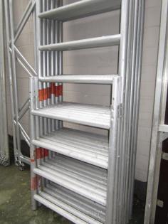 Gerüst Rollgerüst Baugerüst Layher Aluminium AH 8, 5m