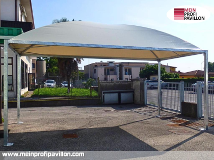 Pavillon 6x6 Überdachung Pagodenzelt Festzelt Pvc Terrassendach Pergola Terrasse