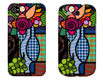 Handycases mit limitiertem Neo Pop Art Kunstdruck by Misaku