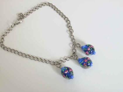 Trendy Fusskette  Flowerpower