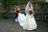 Schönes Corsagenbrautkleid.