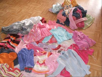 Mädchenkinderkleidung s Packet 70 Teilig
