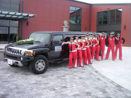 EINMALIGE  HUMMER 3 - Stretch-Limousine