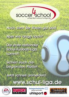 Teamvermittler 1. Schul Fußball Bundesliga gesucht