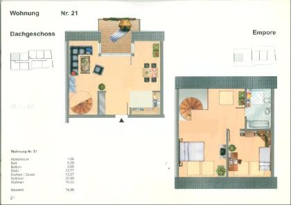 Helle freundliche Maisonettewohnung in BN-Ippendorf