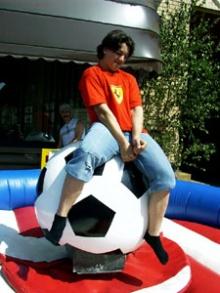 Ball rodeo soccer rodeo fussballrodeo