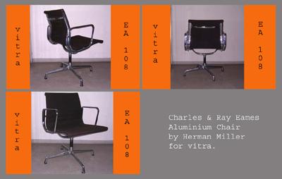 6 x Original Alluminium Group Stuhl EA 108 Charles   Ray Eames, vitra Original