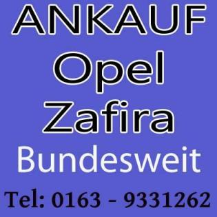 Auto verkaufen Opel Zafira - Motorschaden & Unfallschaden